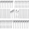 Bestdin Silverware Set, 40 Pieces Stainless Steel Flatware Set for 8, Include Fork Knife Spoon Set, Mirror Polished, Dishwasher Safe