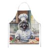 Keeshond The Chef Apron Cooking Kitchen Server Baking Crafts Gardening for Adult Women Men, Unisex, Large, Multicolor