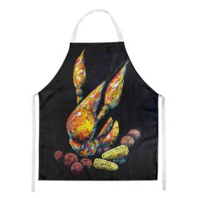 Crawfish Boiling Pot Apron Cooking Kitchen Server Baking Crafts Gardening for Adult Women Men, Unisex, Large, Multicolor