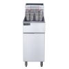 Capacity Natural Gas Commercial Fryer With Three Tube Burner