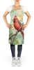 West Virginia Northern CardInal Apron Cooking Kitchen Server Baking Crafts Gardening for Adult Women Men, Unisex, Large, Multicolor