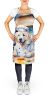 Great Pyrenees The Chef Apron Cooking Kitchen Server Baking Crafts Gardening for Adult Women Men, Unisex, Large, Multicolor