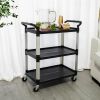 SOGA 2X 3 Tier 83.5x43x95cm Food Trolley Food Waste Cart Food Utility Mechanic Kitchen Small