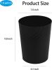 Small Trash Can 1.8 Gallon Wastebasket Recycling Bin for Bathroom Bedroom Office Kitchen,Black,F166804