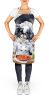 Japanese Chin The Chef Apron Cooking Kitchen Server Baking Crafts Gardening for Adult Women Men, Unisex, Large, Multicolor