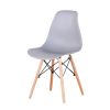 Set of 4 Modern Style Dining Chair, Shell Lounge Plastic Chair for Kitchen, Dining, Bedroom